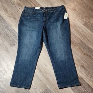 Style & Co. Dark Blue Straight Leg Jeans